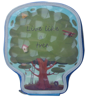 Die Kinder, die Tasche 2 zeichnen, füllten Bleistift-Kasten lebhafter Baum geformtes 22.7×19.5×4.4 cm