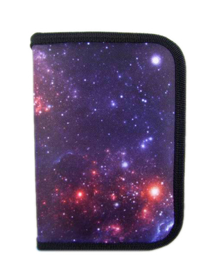 Zipabziehvorrichtung des Büro-Galaxie-Muster-stilvolle Reißverschluss-Bleistift-Kasten-420D