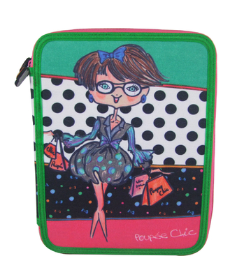 Farbiger der 2 Zipbleistift-Kasten/der Bleistift-Kästen der Kinder machten Beutel 25×19.5×4.5 cm Reißverschluss zu
