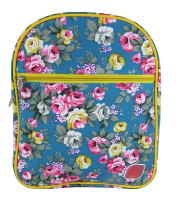 Die Rucksack-Schule Bookbag der Skyblue-Mädchen-Mode-Taschen-Blumen-Druck-Frauen